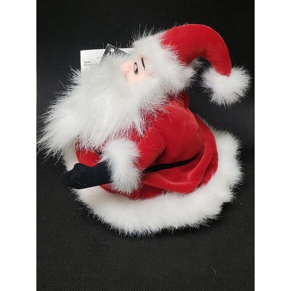 Disney Store Nightmare Before Christmas Santa Bean Bag Plush Stuffed Beanie - Picture 2 of 10
